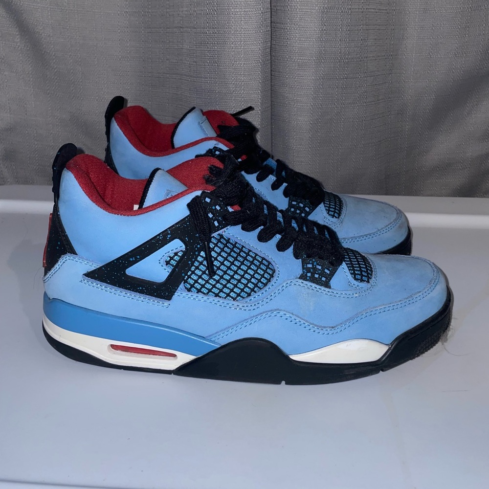 Jordan Sneakers - Light Blue, Red, Black